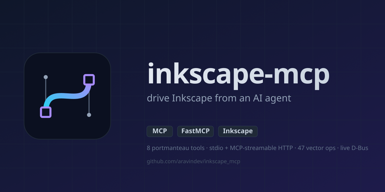 inkscape-mcp — drive Inkscape from an AI agent