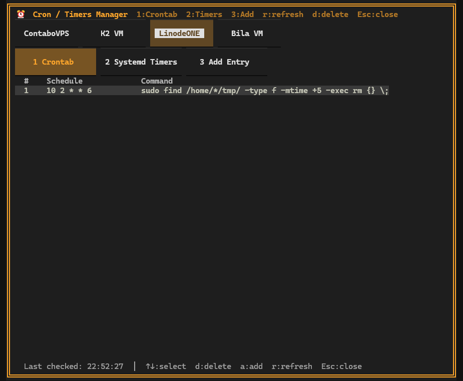 Cron Manager