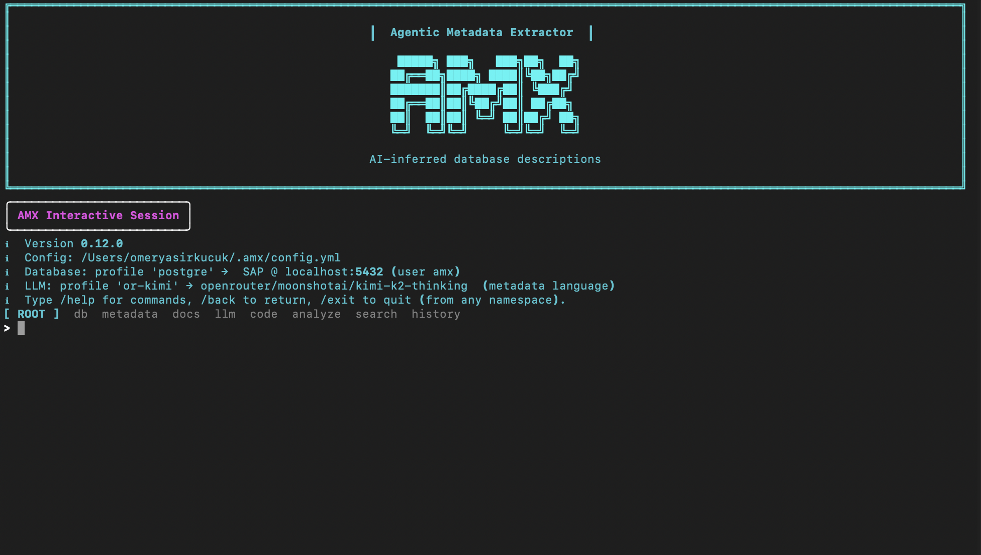 AMX — Agentic Metadata Extractor