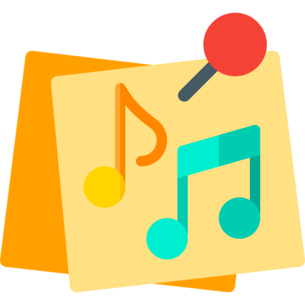 Logo notas musicais
