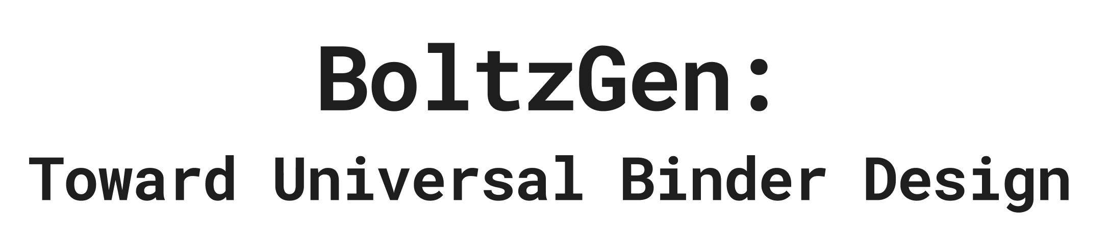 BoltzGen logo