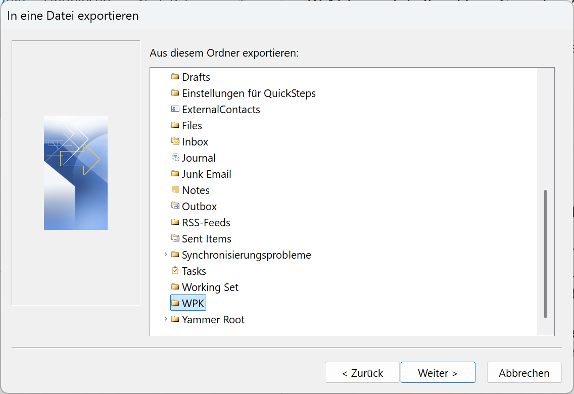 Folder Selection