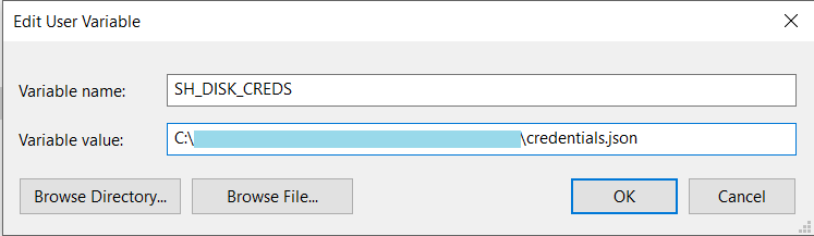 Environment variable