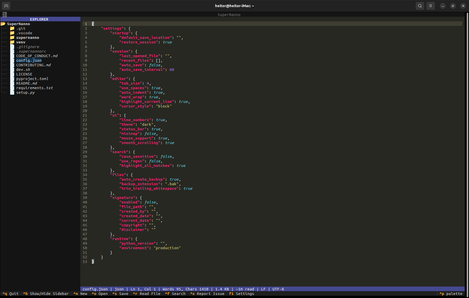 Syntax Highlighting