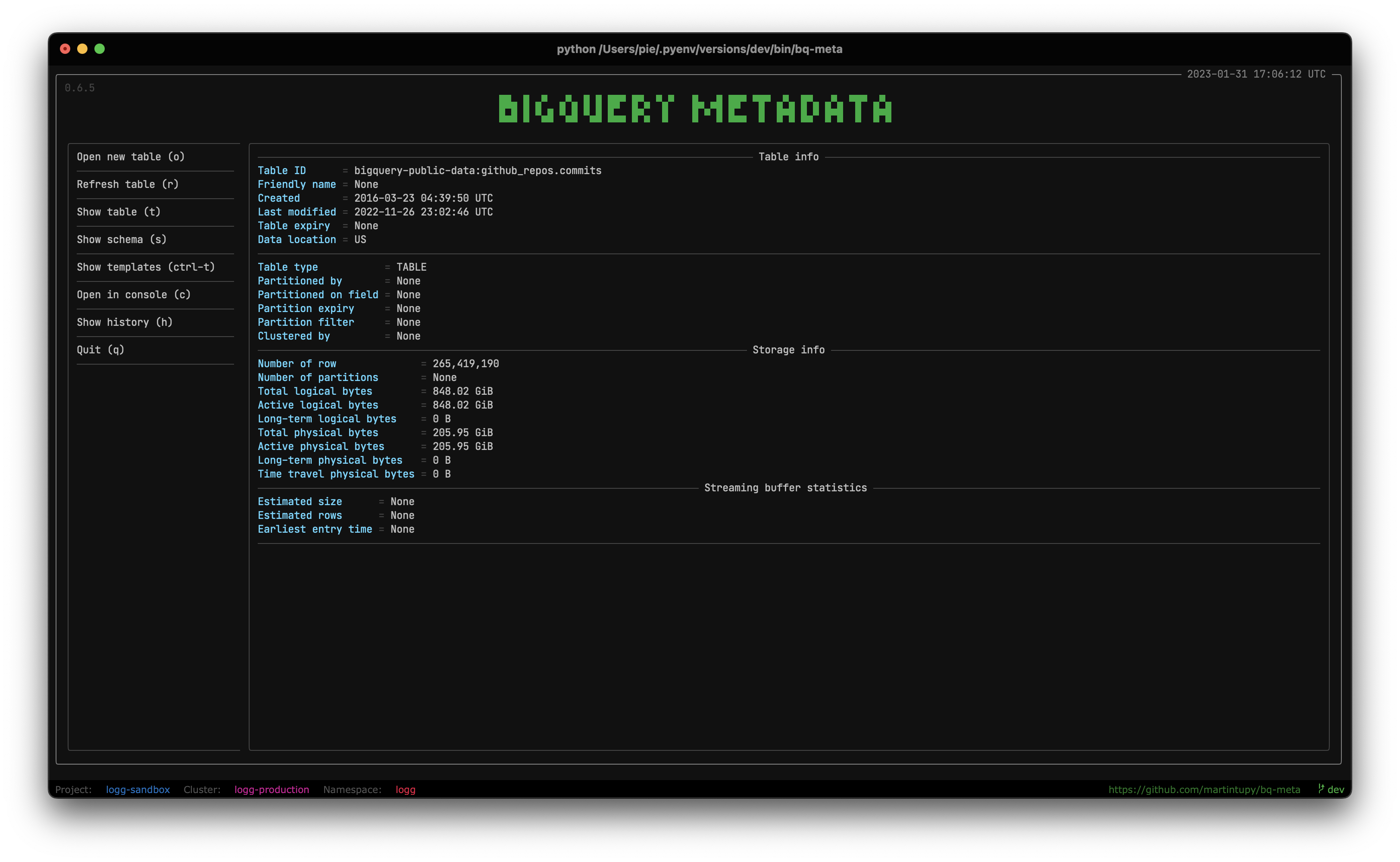 metadata