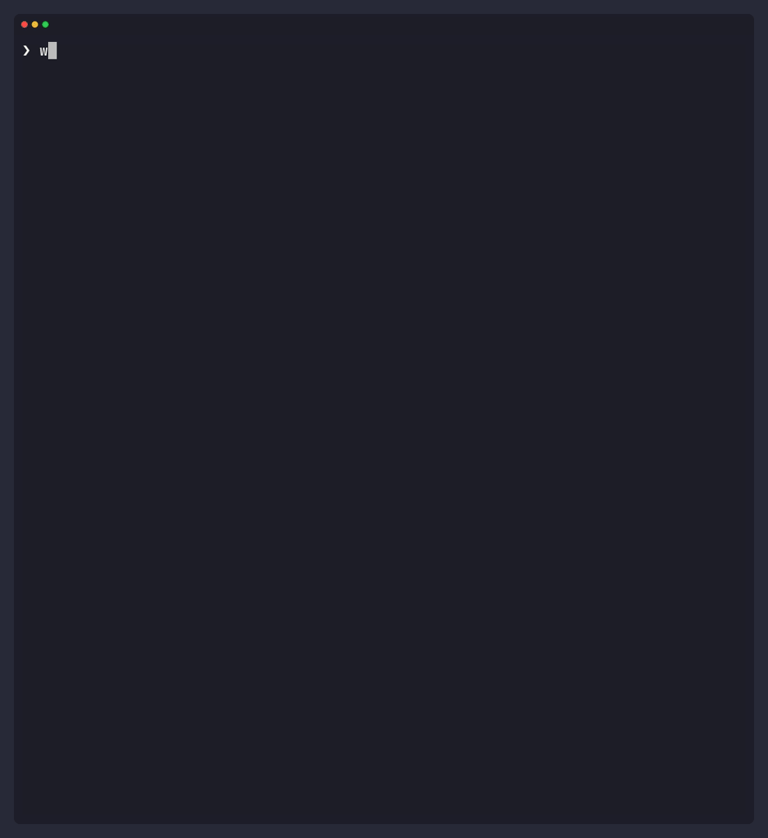 weather demo