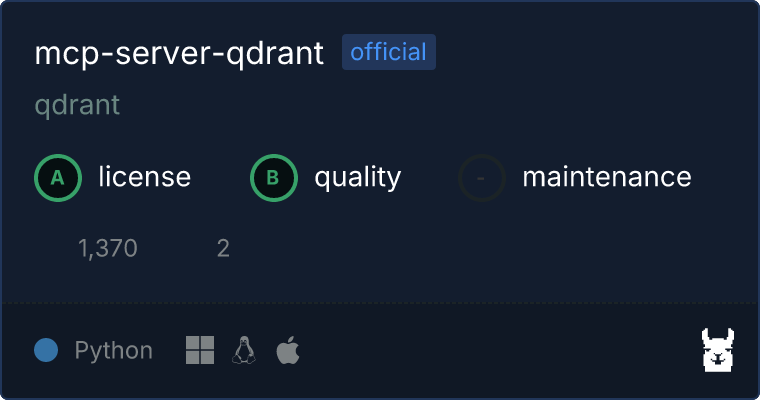 mcp-server-qdrant MCP server