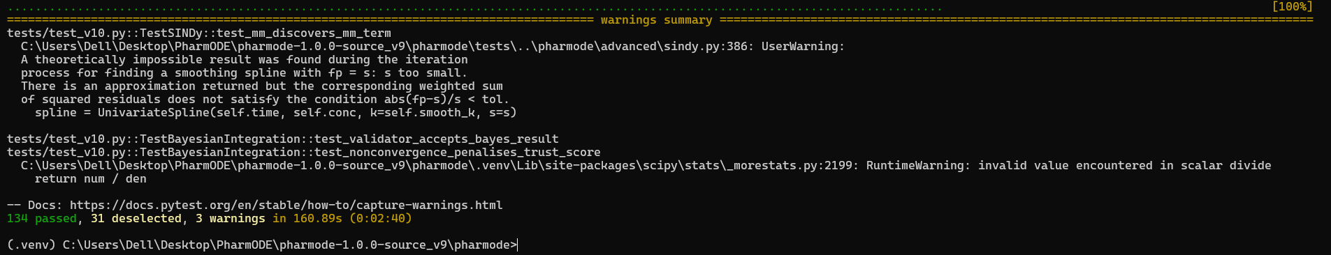 Test suite