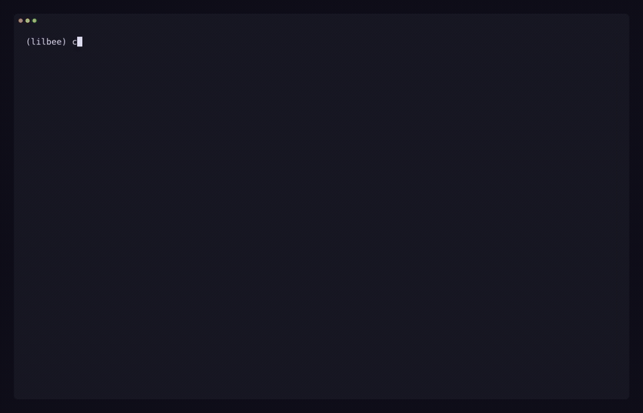 opencode running a local model against lilbee's tools