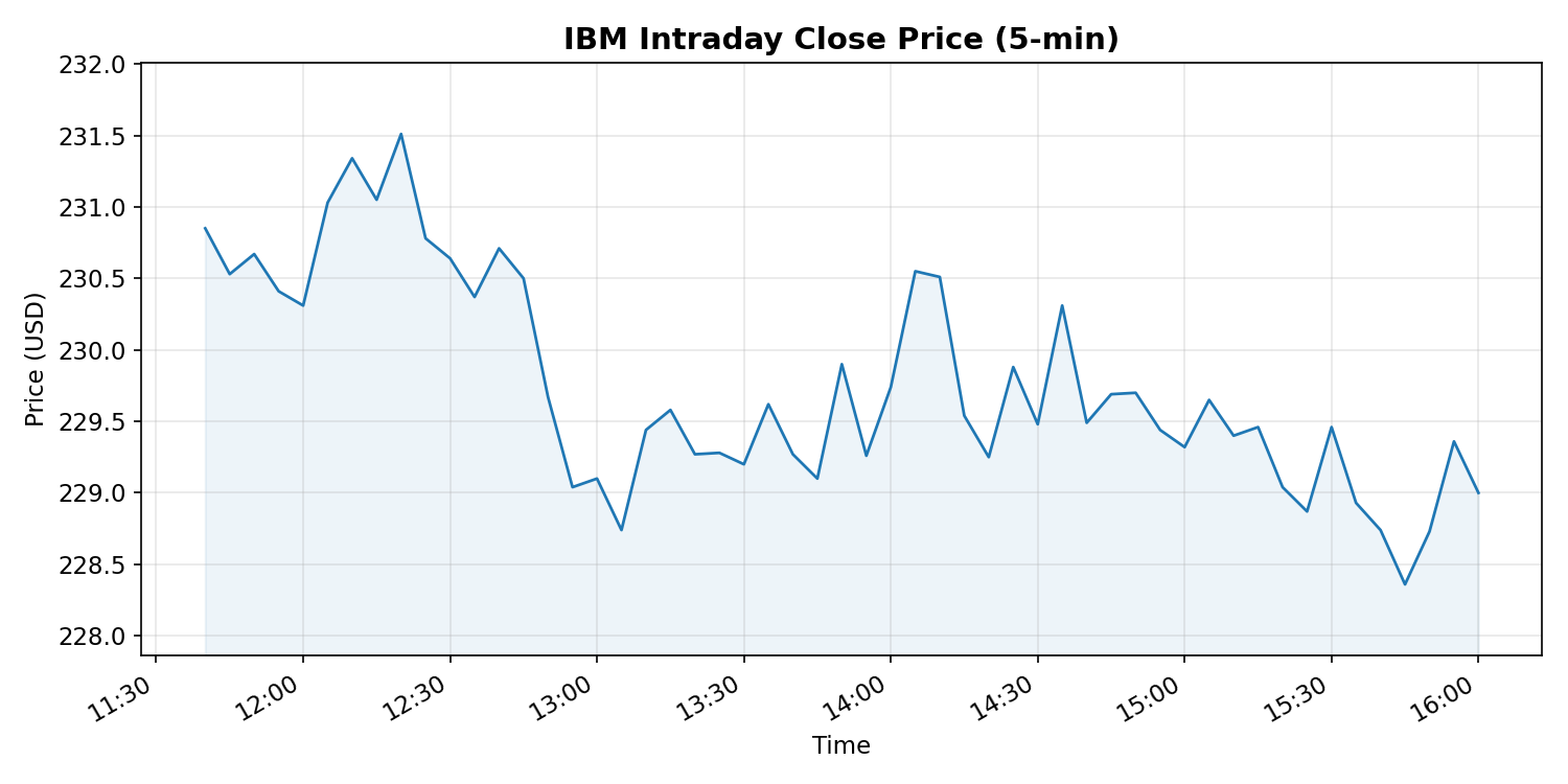 IBM Intraday