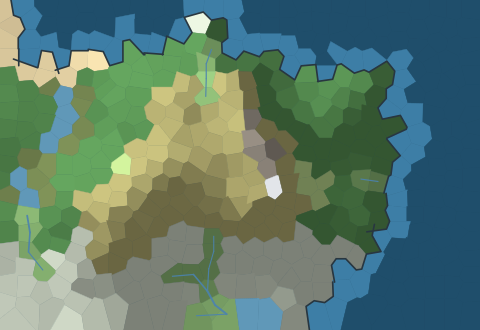 old worn terrain