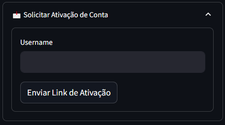 User Activation Form