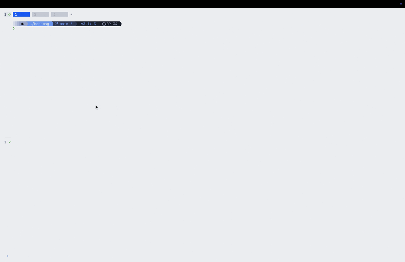 Honemsg mejorando un mensaje de Slack en inglés