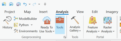 open geoprocessing pane