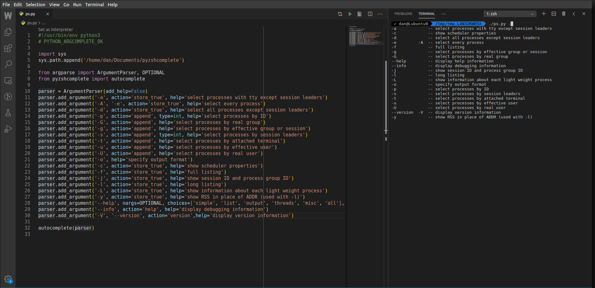 pyzshcomplete_example