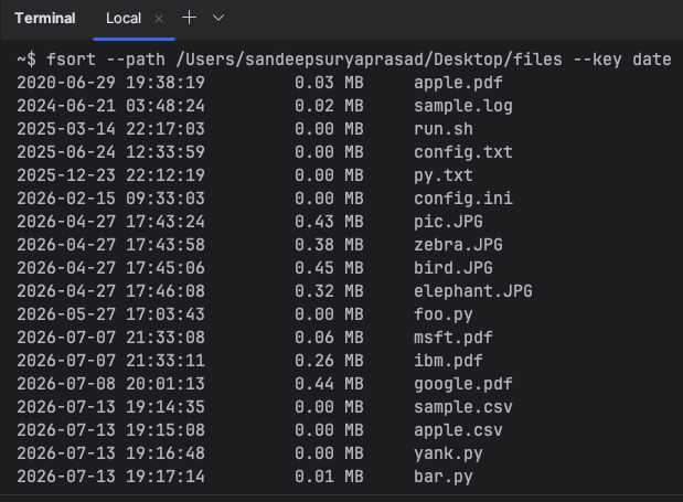 fsort