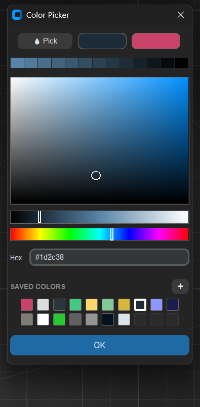 Color picker dialog