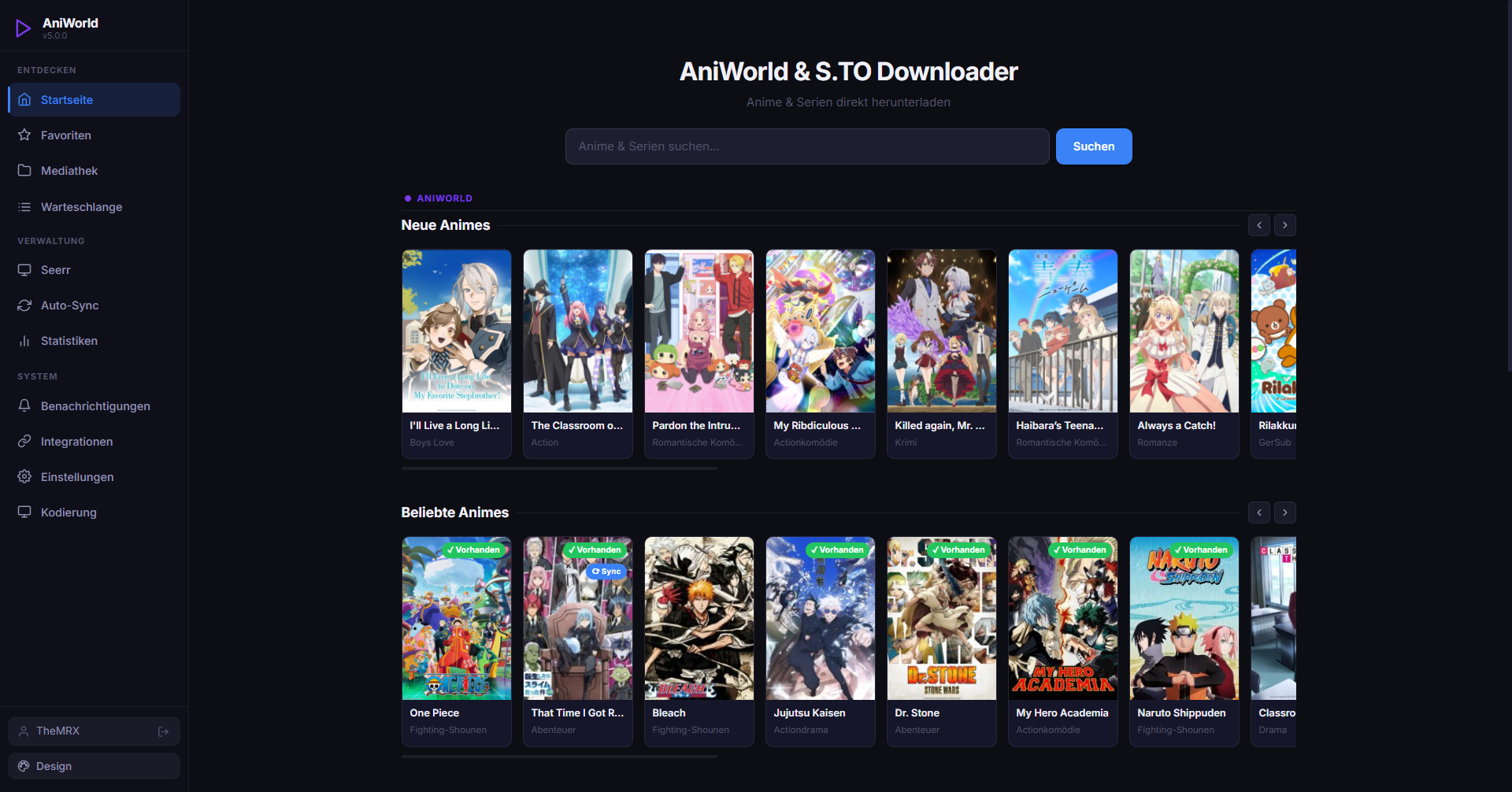 AniWorld Downloader - Demo