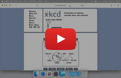 Video showing how to download a simple site with Crystal