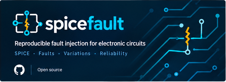spicefault: reproducible fault injection for electronic circuits
