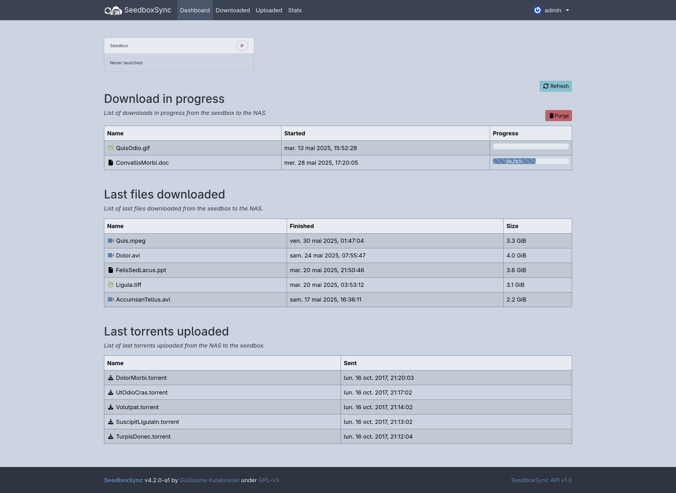 Main page