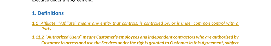 action items