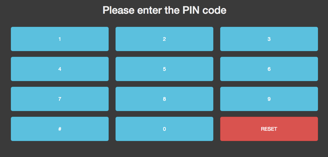 Django Pin Passcode Example