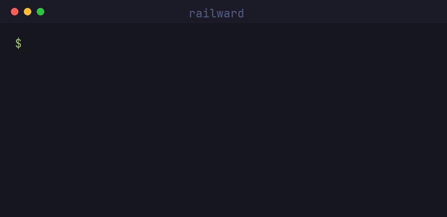 railward runs its attack battery and blocks all of it with a signed proof; a holed policy leaks and the proof goes red