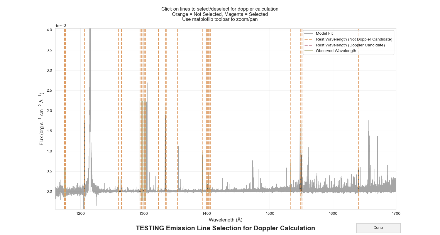 Doppler selection