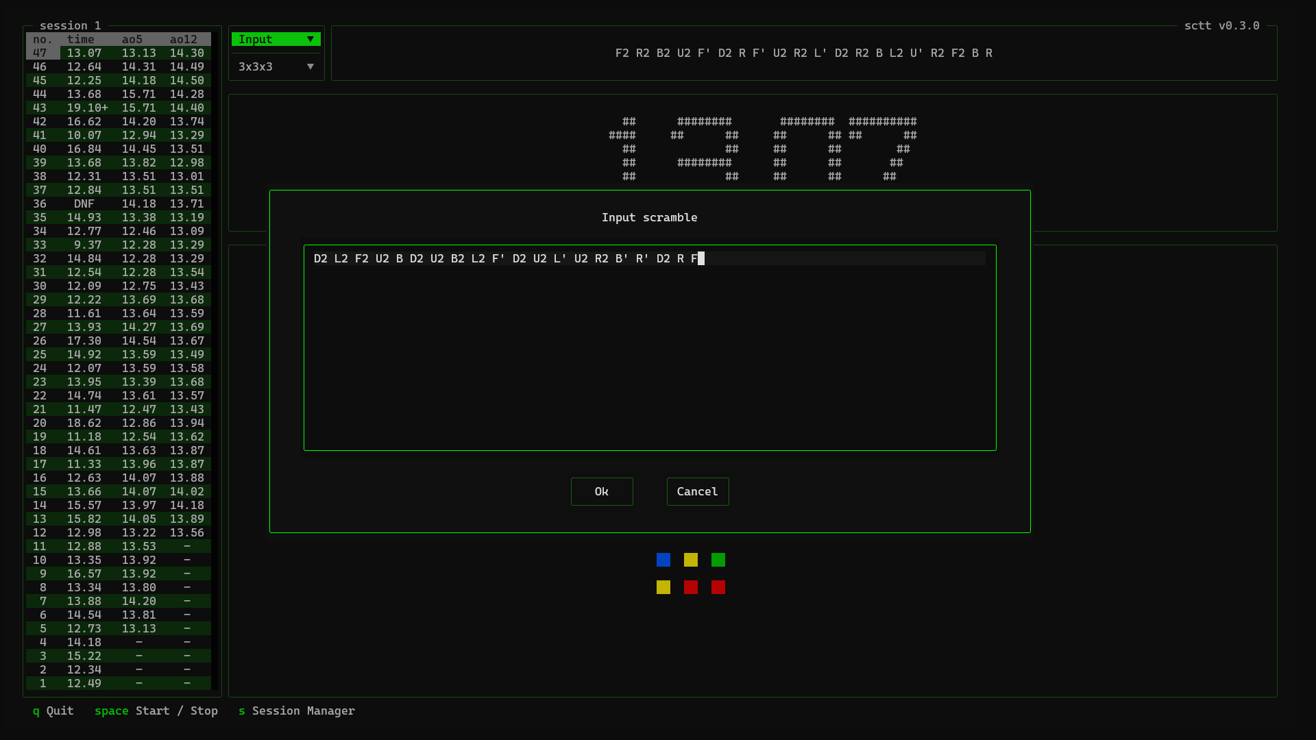 input scramble