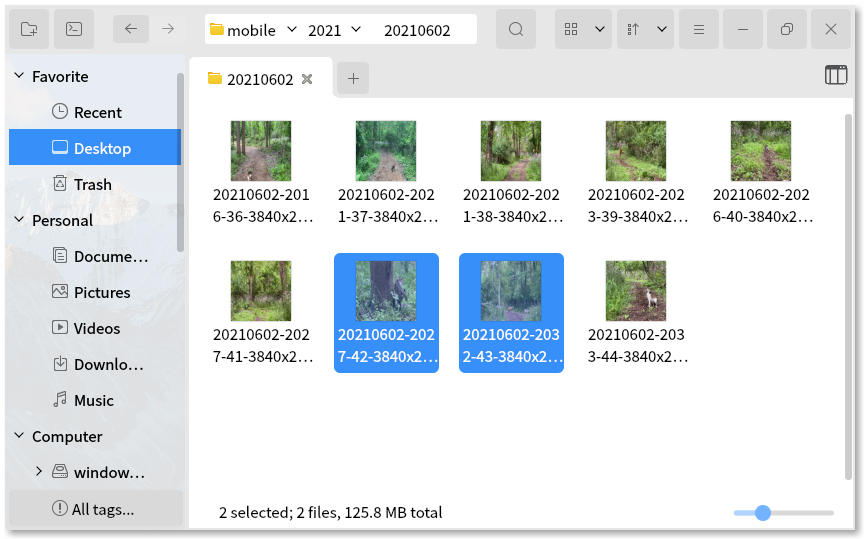 Peony file manager