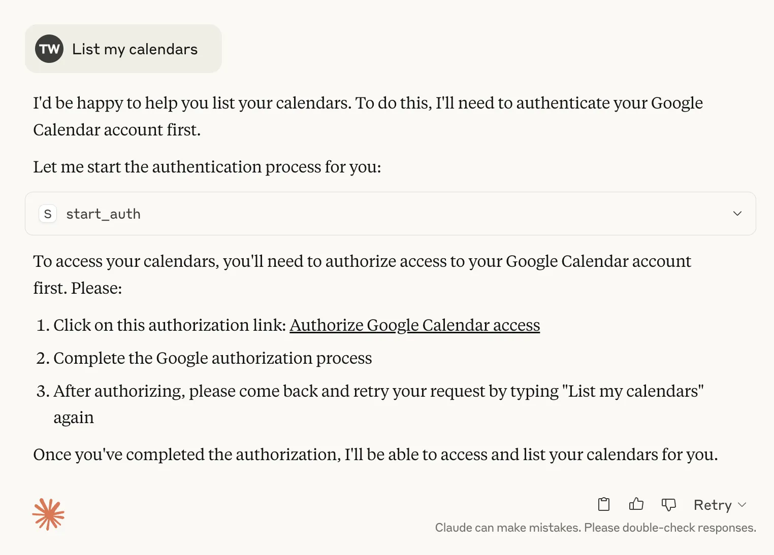 Calendar Management