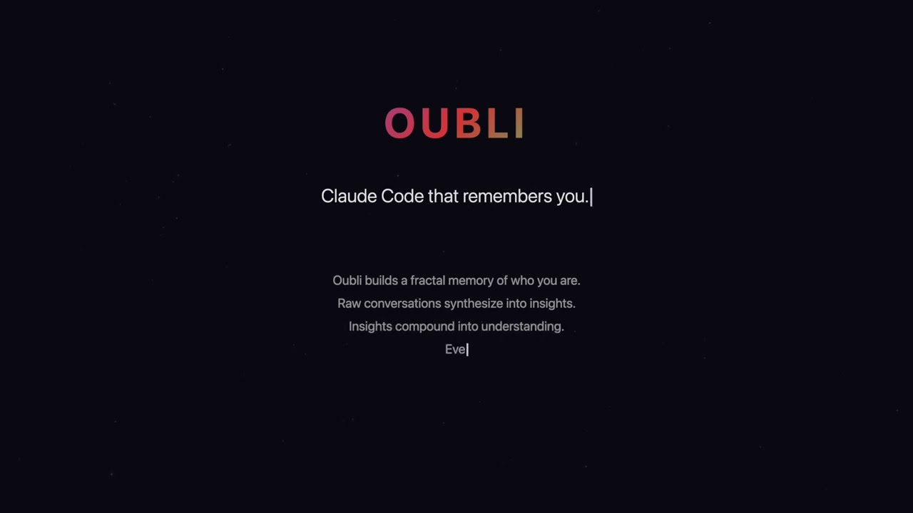 Oubli Demo