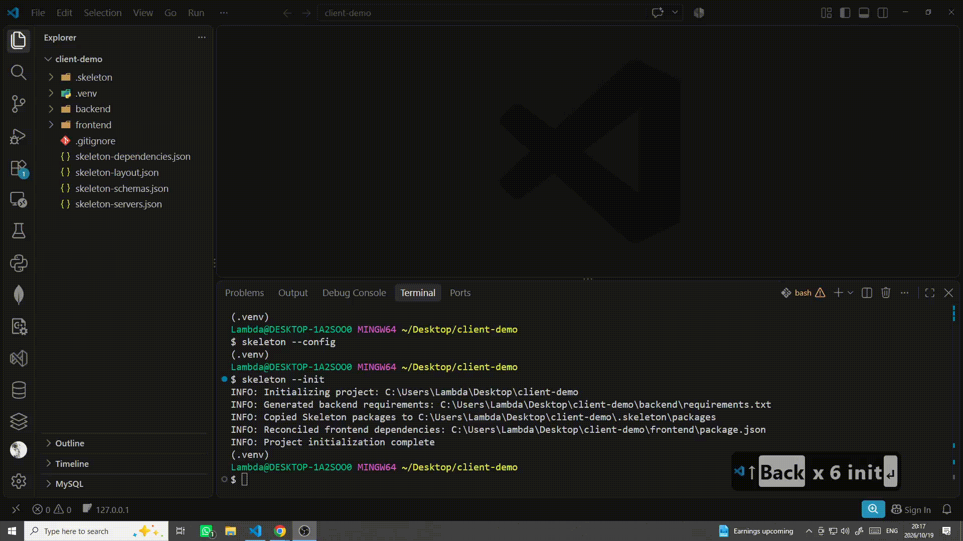 client-install