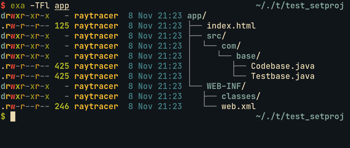 servlet-dir-struct