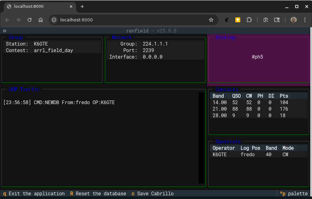 CLI Screenshot