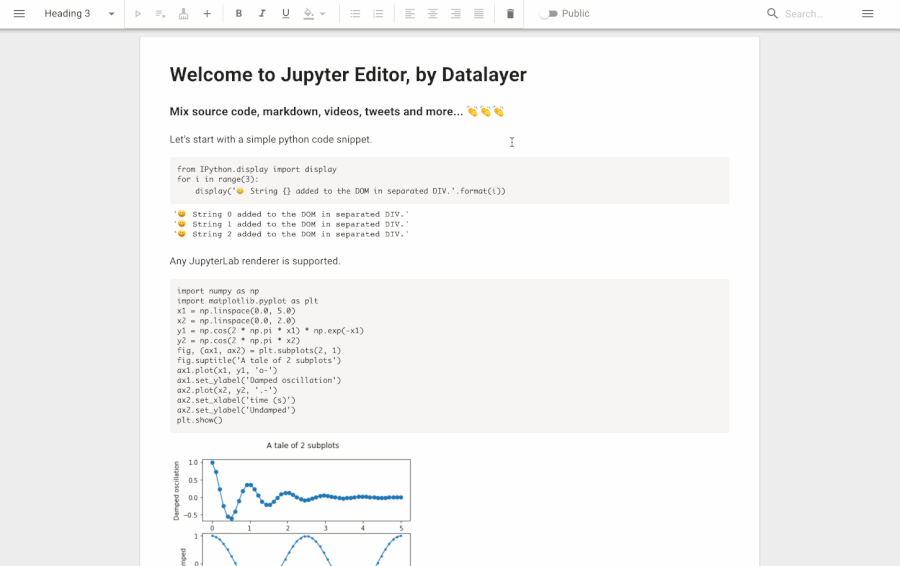 Jupyter UI Slate