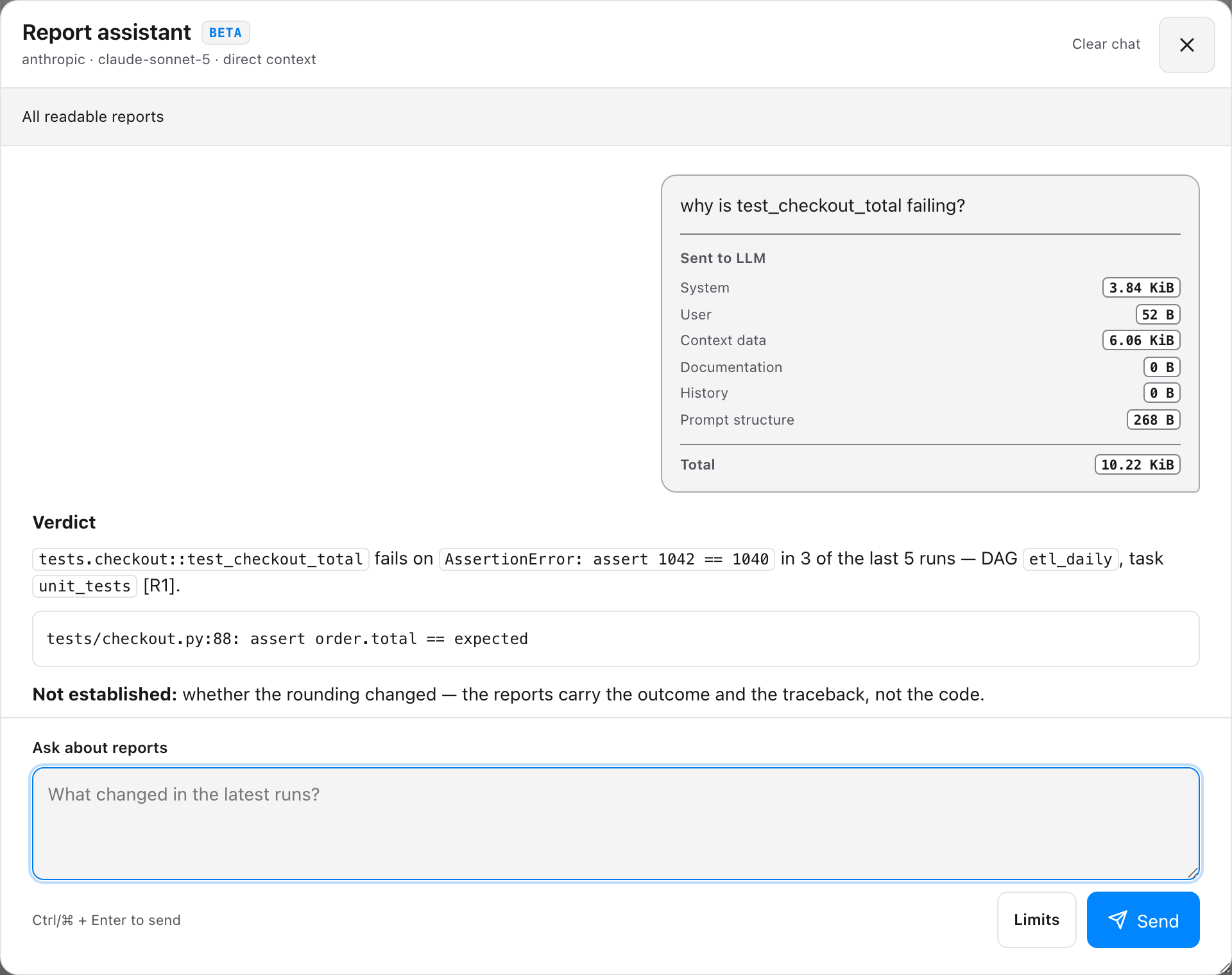Pytest Reports — report assistant