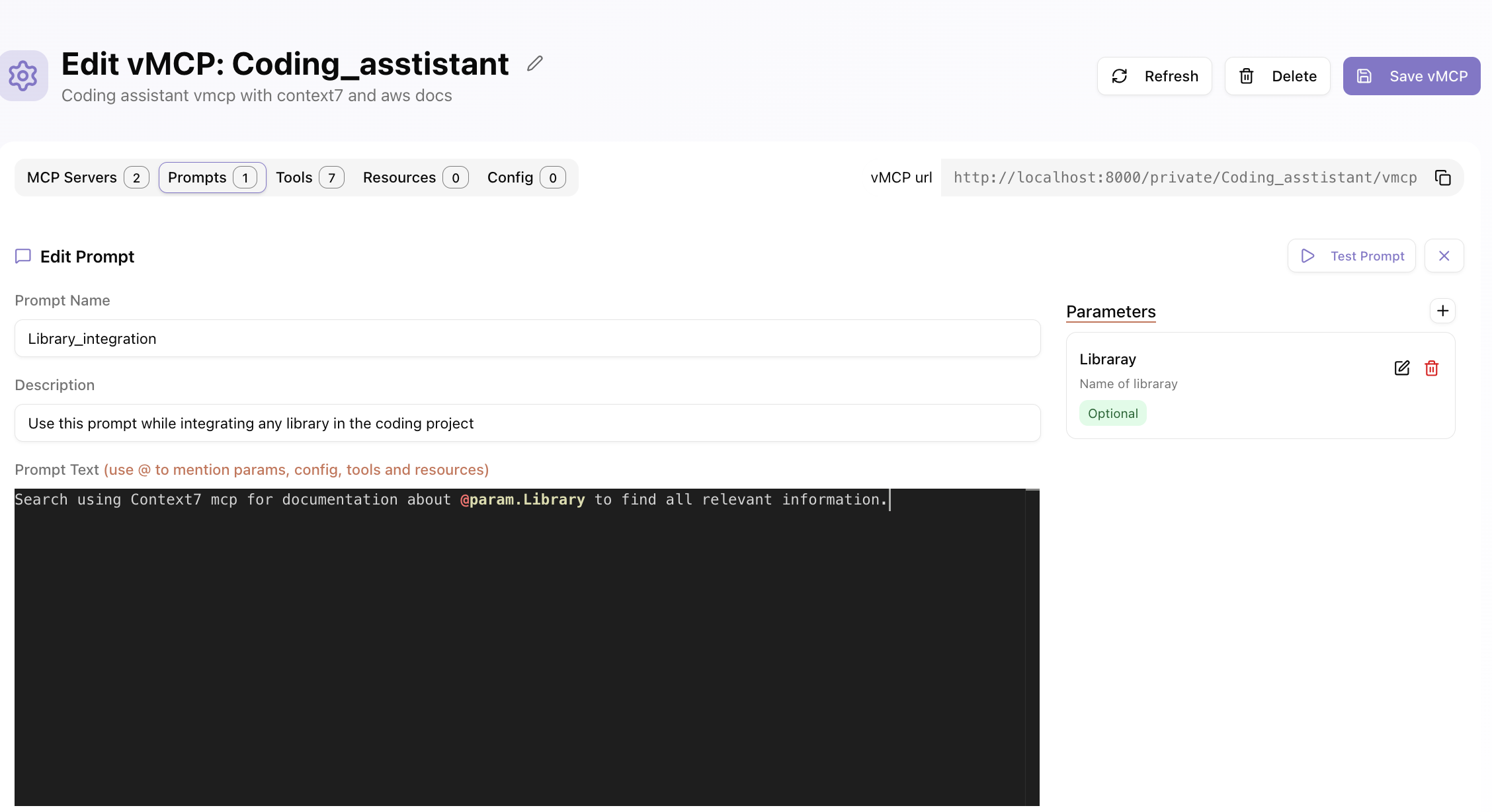 Add Custom Tools and Prompts