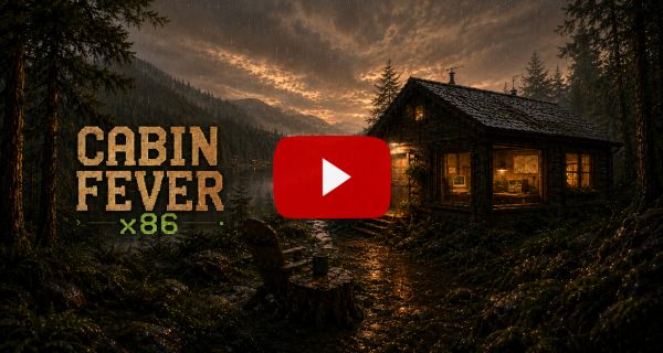 Cabin Fever: x86 -- Text Adventures, Over Radio, with AI