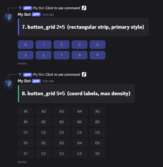 Button Grid