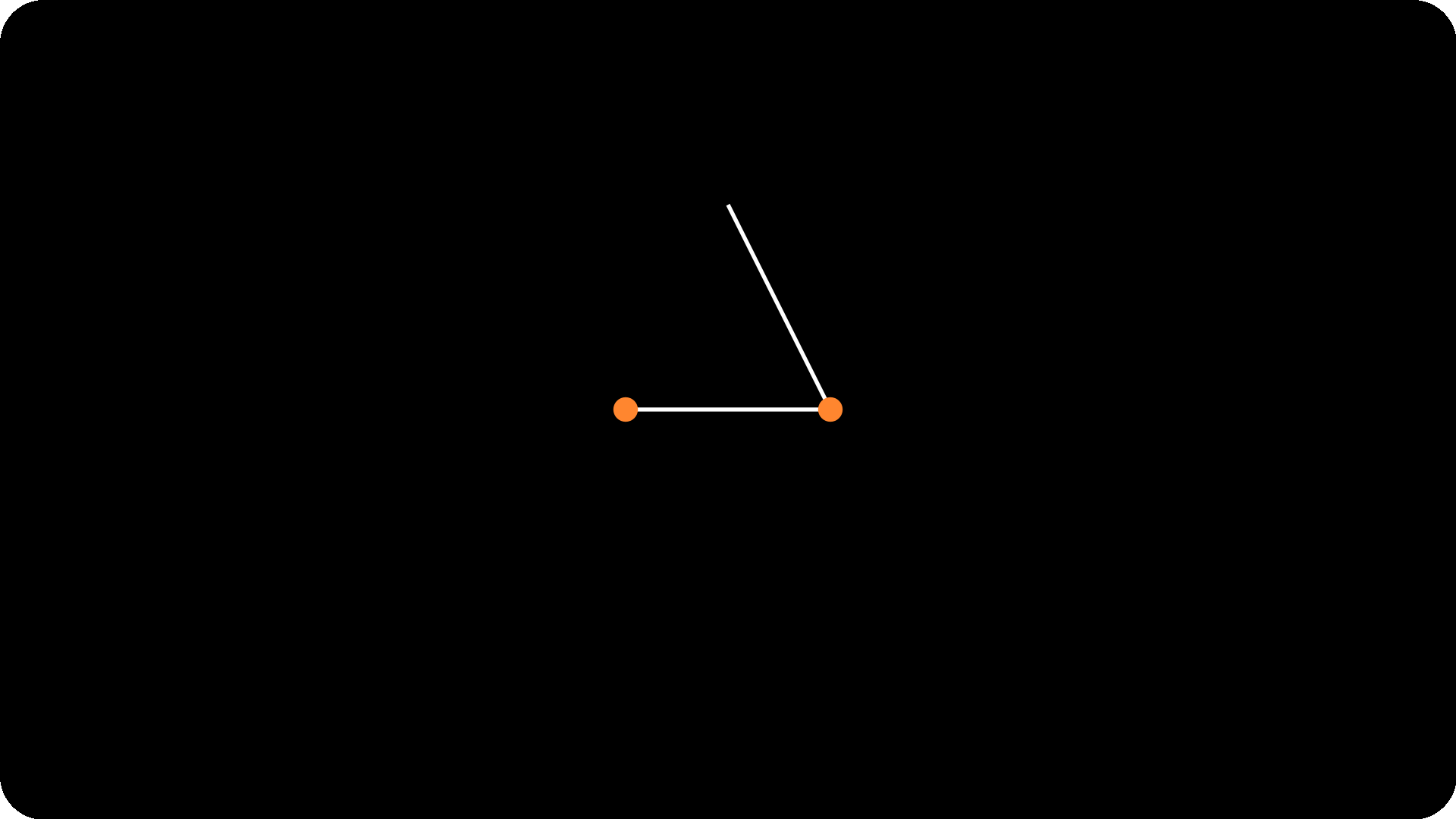 Chaotic double pendulum