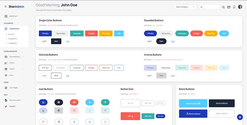 Django Star Admin, UI Components - Full-Stack Starter generated by AppSeed.
