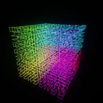 Hilbert Curve — 3D space-filling