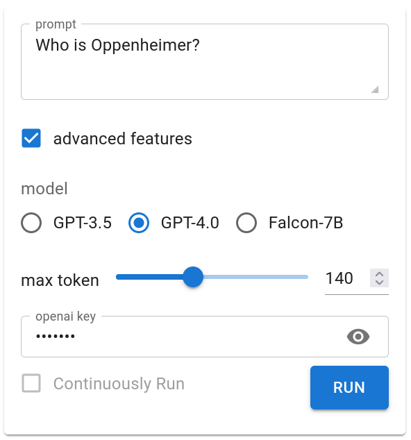 four input types