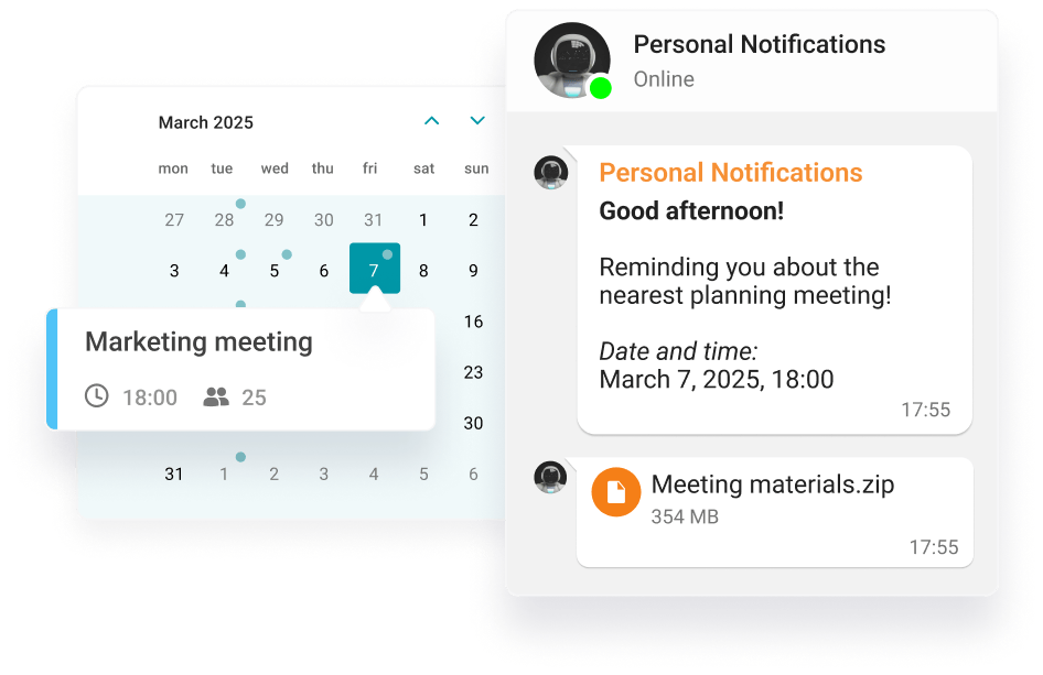 Example Bot in TrueConf