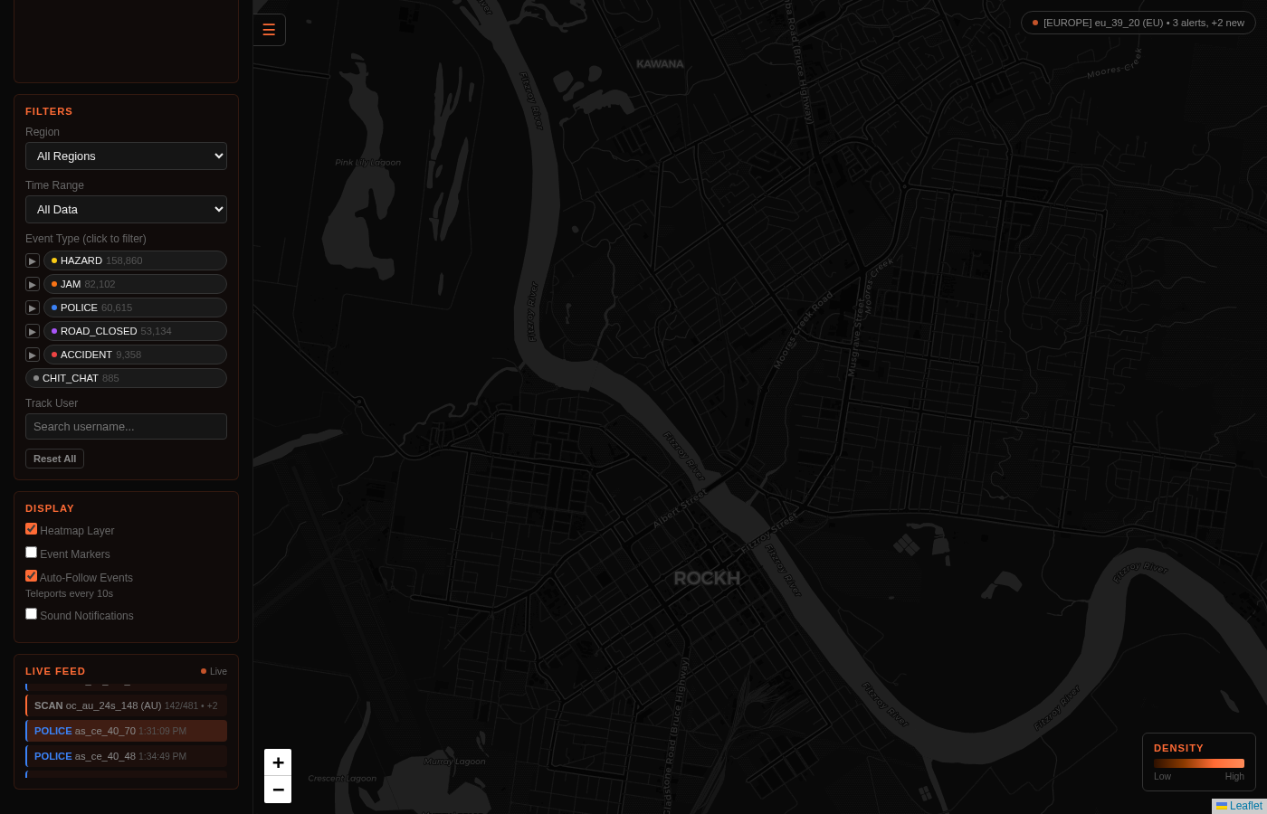Web UI Live Events