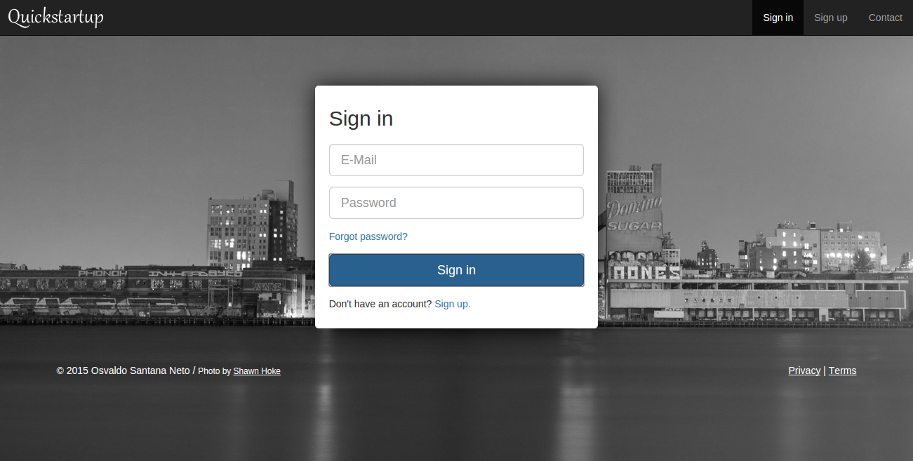Signin Form