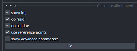 calculate alignement step