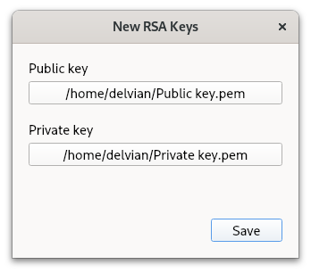 New RSA keys